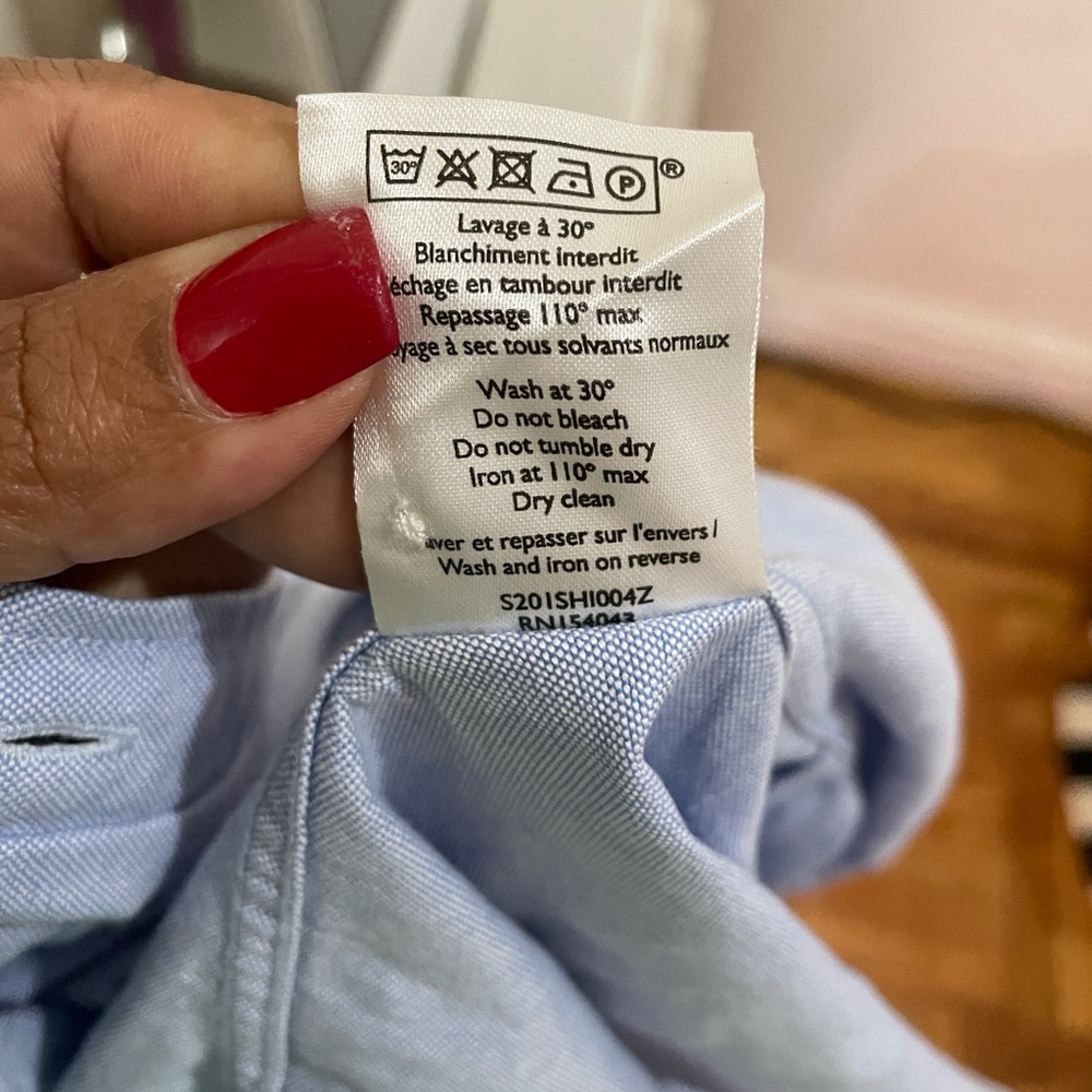 Sezane Light Blue Button Down Shirt - Picture 8 of 12